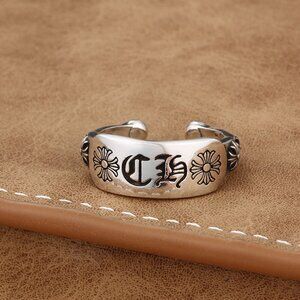 Chrome Hearts Letter Sterling Silver 925 Ring